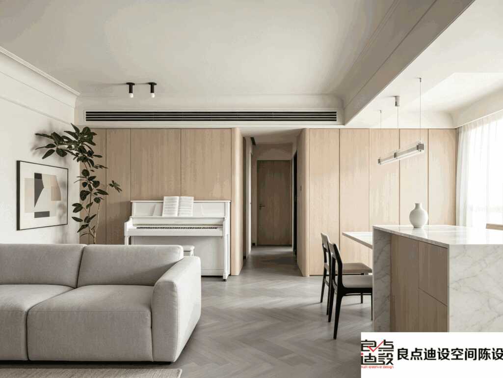 两居室装修设计|80平原木风软装 小空间秒变通透大house